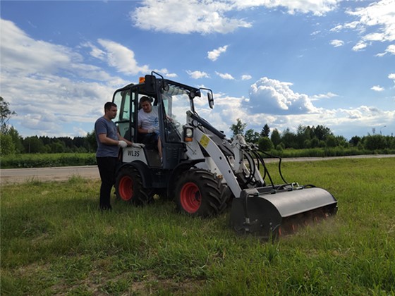 Тест навесного культиватора на Polar Badger WL35 Тест навесного культиватора на Polar Badger WL35