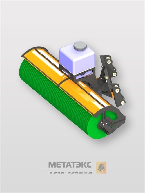 Щетка дорожная с механическим поворотом для Case 580 - фото 34333