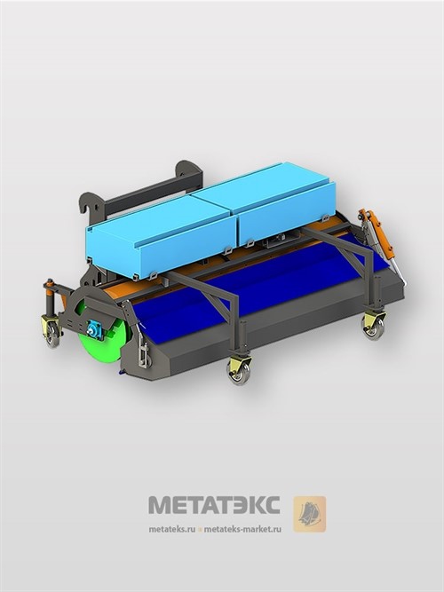 Щетка с бункером для Komatsu WB97 2200 мм - фото 34801