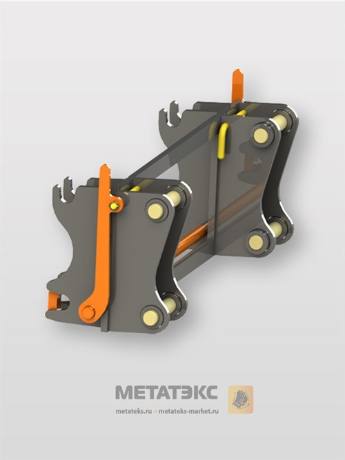 Фронтальное механическое быстросъемное устройство для JCB 4CX - фото 36145