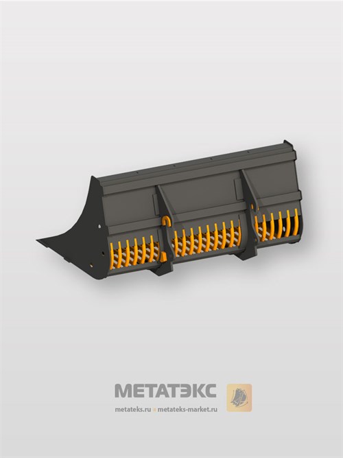 Просеивающий ковш для Case TX170-45 (объем 2,5 куб. метра) - фото 41807