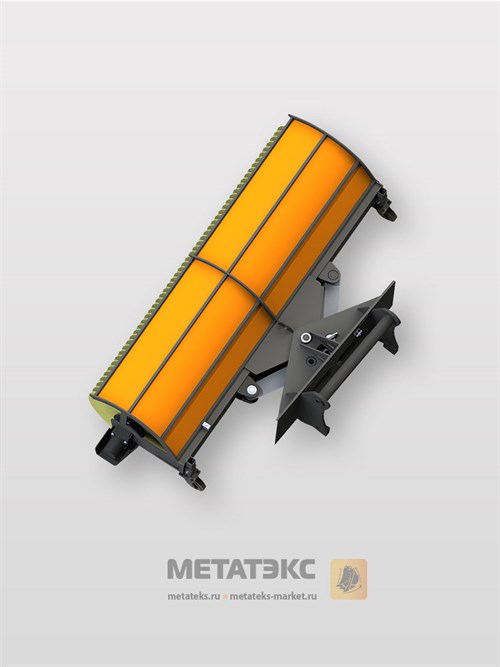 Щетка коммунальная с гидравлическим поворотом для JCB 540/541 (ширина 2800 мм) - фото 43383