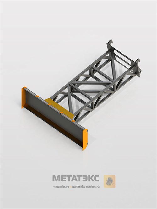 Отвал-буртовщик для Manitou MLT-X 625 (ширина 2200 мм) - фото 50862