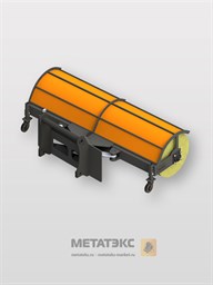 Щетка коммунальная с механическим поворотом для Bobcat TL 26.60 (ширина 2400 мм)