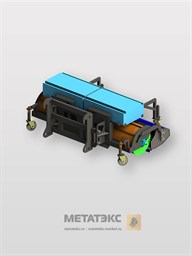 Щетка с передним бункером для Lonking CDM853 (2450 мм)